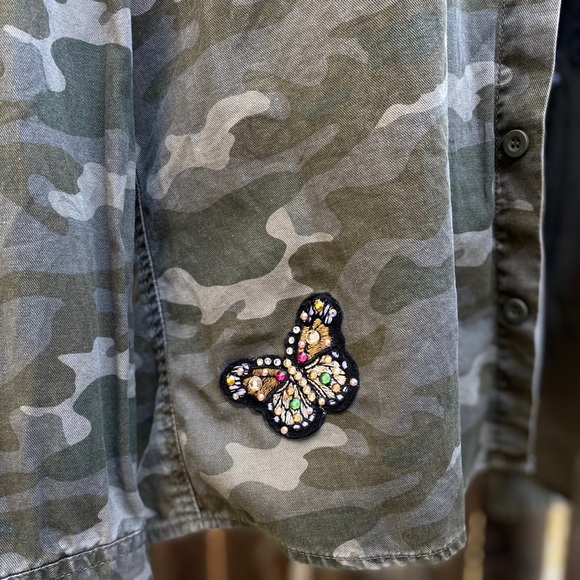 Repurposed Dolly Parton shirt with rhinestones - Picture 8 of 10